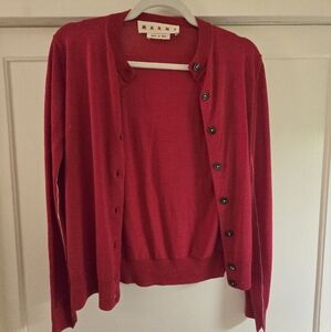 Marni Thin Cardigan Sweater